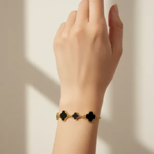 Black Clover Charm Bracelet