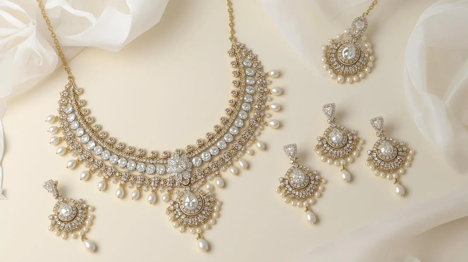 Best artificial jewellery shop in Lahore bridal jewellery set