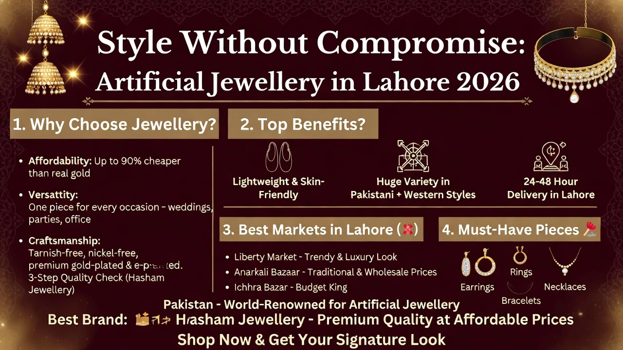 why choose artificial jewellery lahore - affordable gold-plated versatile pieces