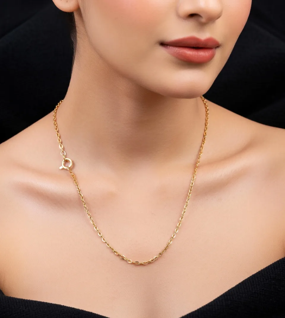 Dainty Gold Chain Necklace - Image 3