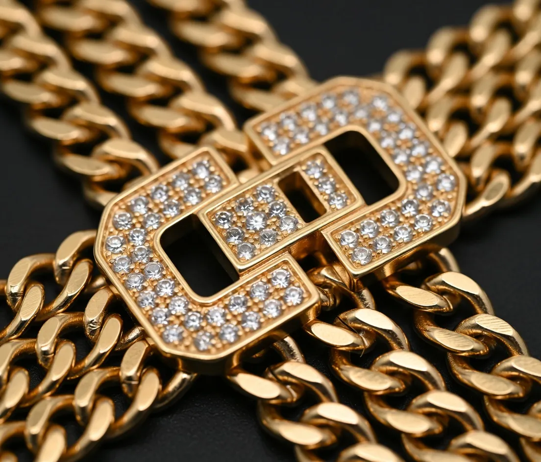 Gold Cuban Chain Bracelet