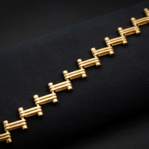 Gold Ladder Chain Bracelet