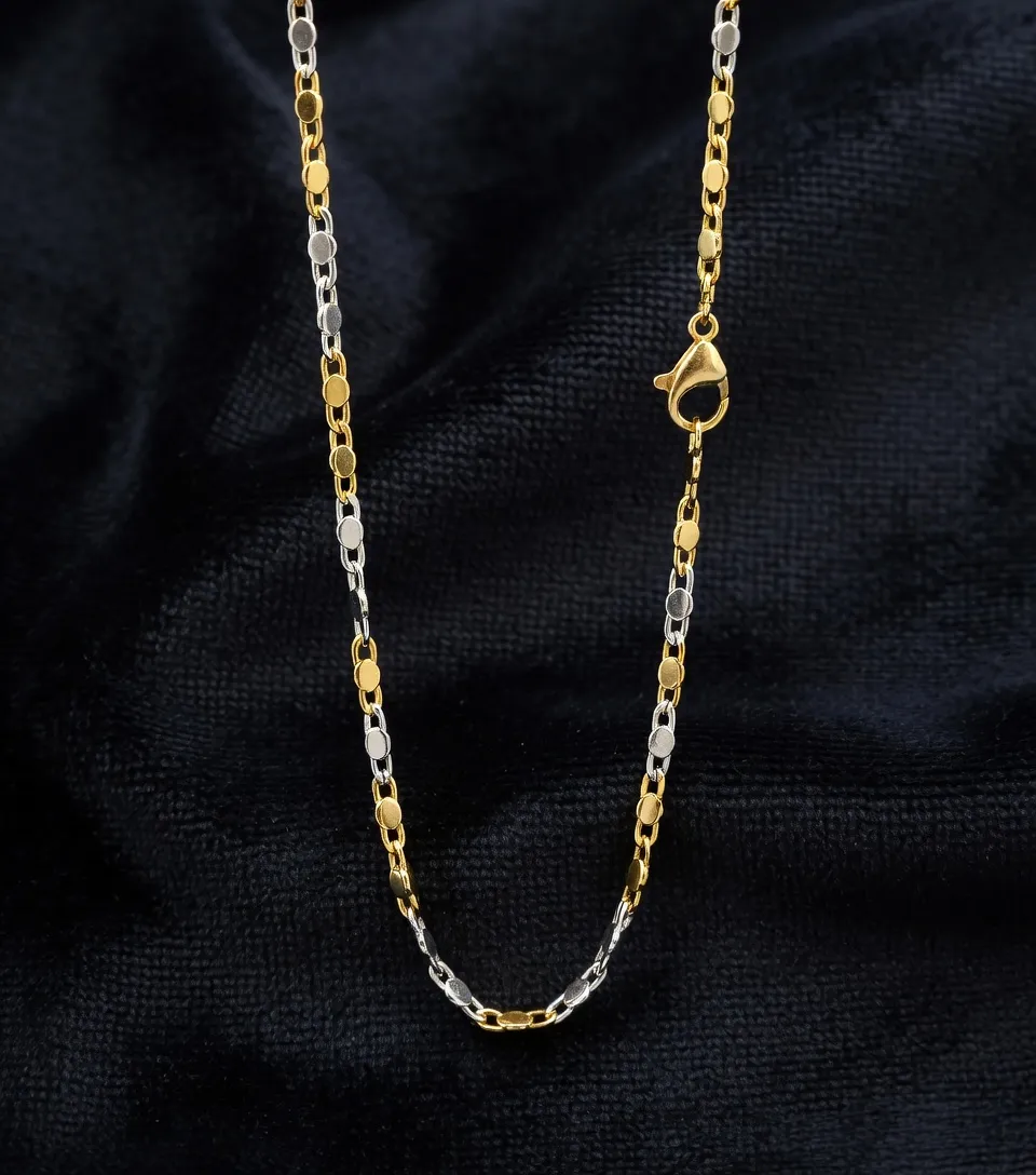 Two Tone Chain Necklace