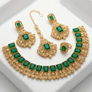 Green Gold Jewellery Set