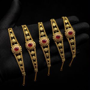 Gold Plated Bracelet Real Stones